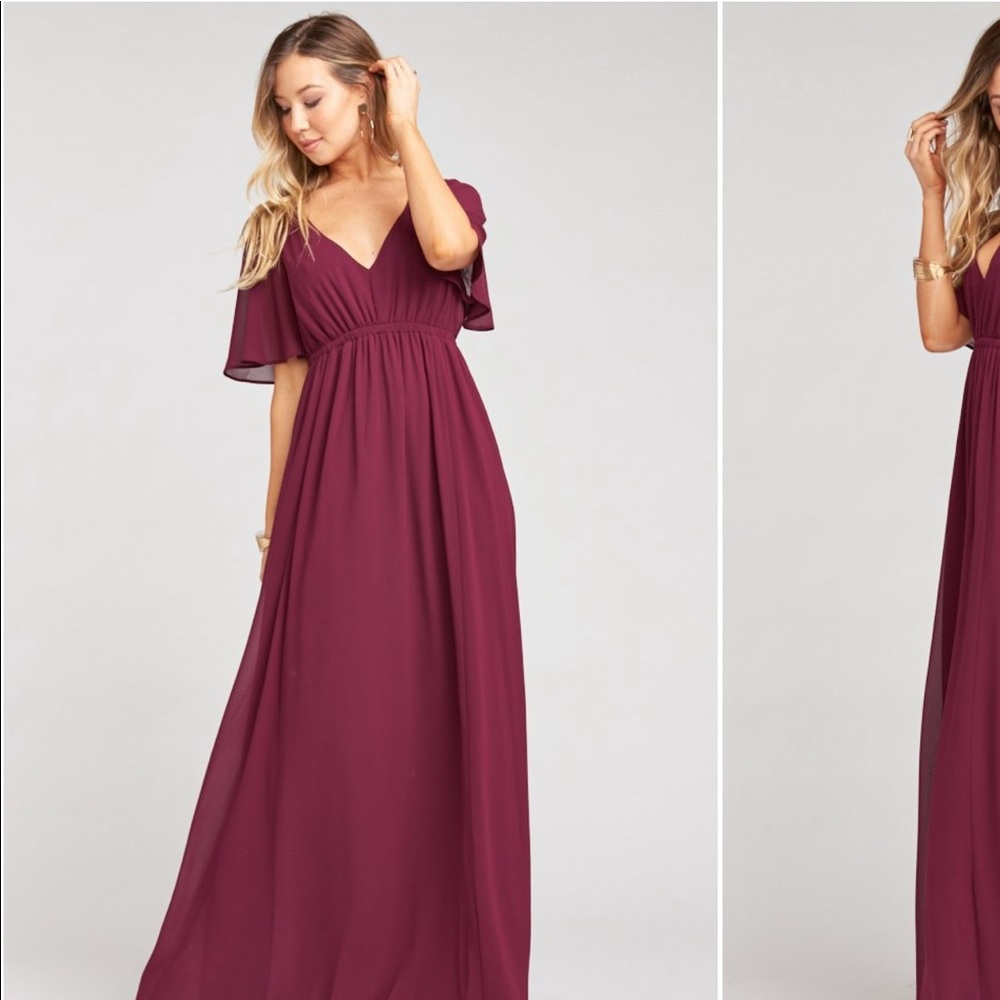 Emily empire maxi dress